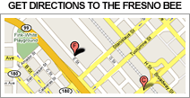 Get directions to The Fresno Bee